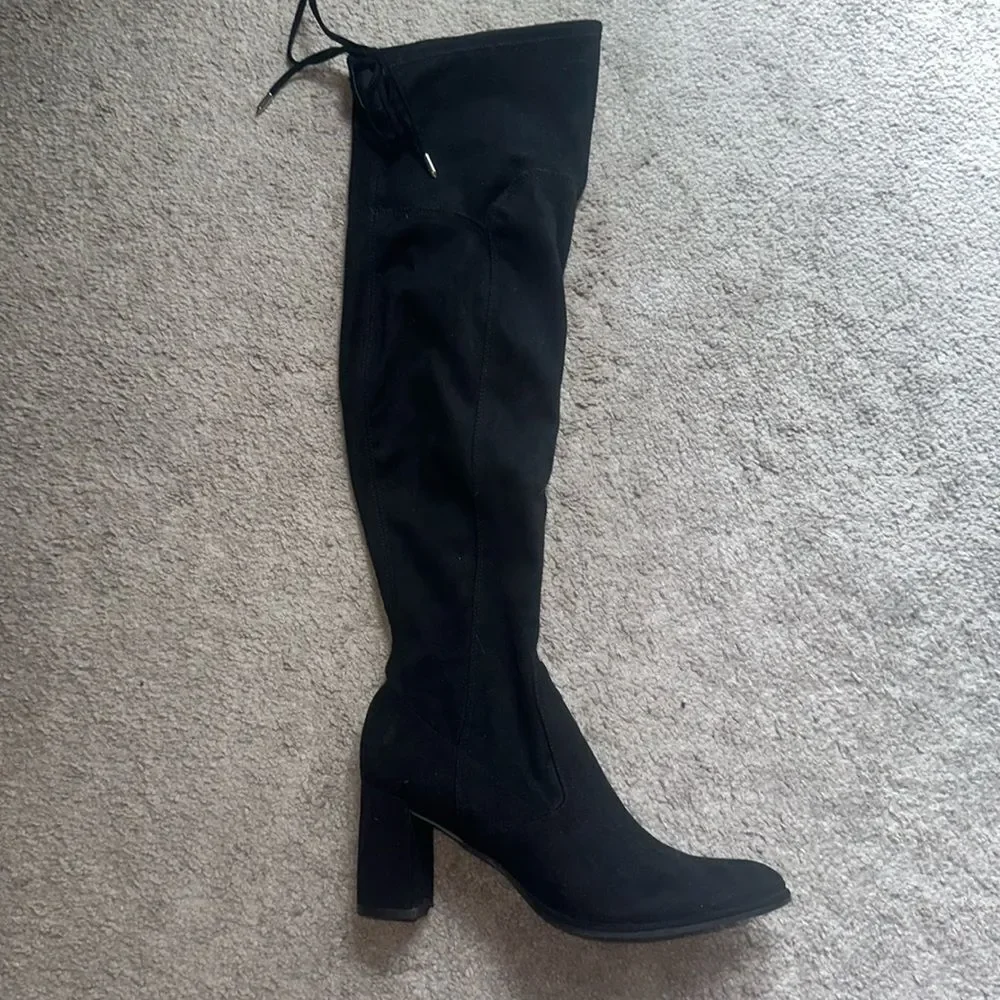 Marc Fisher LTD Womens Octavie Over-The-Knee Boots Black!